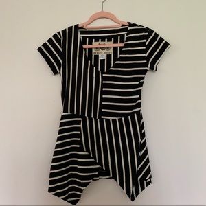 Effie’s Heart Black and White Blouse